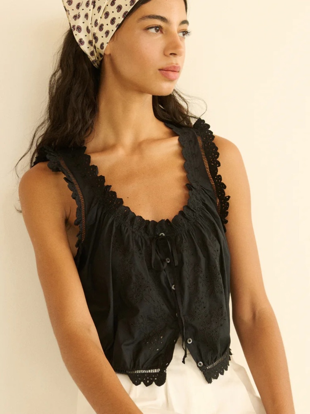 DÔEN Traveler Top, Size XS, in Black - Picture 14 of 15